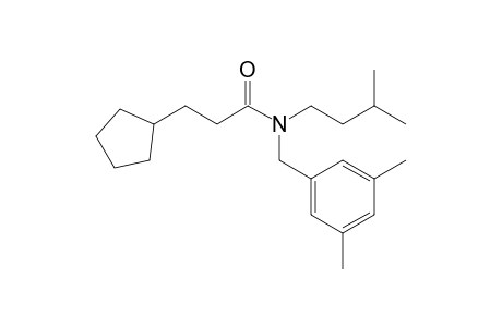 Propionamide, 3-cyclopentyl-N-(3,5-dimethylbenzyl)-N-(3-methylbutyl)-
