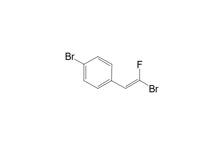 1-BROMO-1-FLUORO-2-(4-BROMOPHENYL)-ETHENE;TRANS-ISOMER