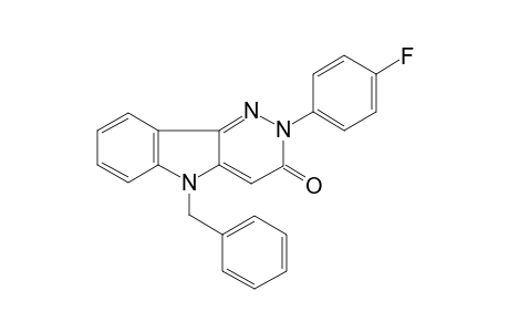 5-Benzyl-2-(4-fluorophenyl)-2,5-dihydro-3H-pyridazino[4,3-b]indol-3-one