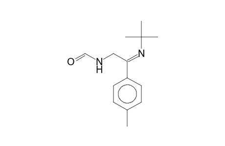 Benzenemethanimine, N-(1,1-dimethylethyl)-.alpha.-[(formylamino)methyl]-4-methyl-