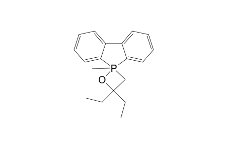 4,4-diethyl-2-methylspiro[1-oxa-2$l^{5}-phosphacyclobutane-2,5'-benzo[b]phosphindole]