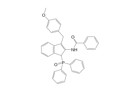 N-(1-(Diphenylphosphoryl)-3-(4-methoxybenzyl)-1H-inden-2-yl)benzamide
