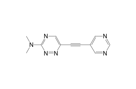 1-(Pyrimidin-5-yl)-2-(3-N,N-Dimethylamino-1,2,4-triazin-6-yl)acetylene