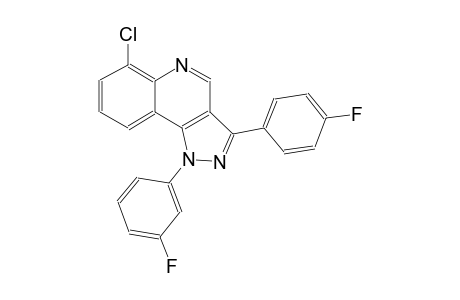 6-chloro-1-(3-fluorophenyl)-3-(4-fluorophenyl)-1H-pyrazolo[4,3-c]quinoline
