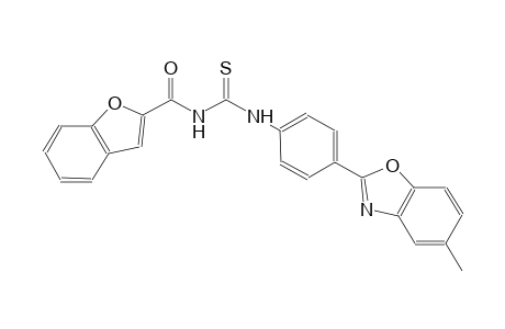 thiourea, N-(2-benzofuranylcarbonyl)-N'-[4-(5-methyl-2-benzoxazolyl)phenyl]-