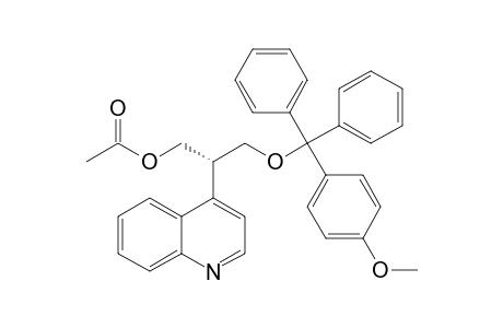 (S)-Acetic acid 3-{[(p-methoxyphenyl)diphenyl]methoxy}-2-(quinolin-4-yl) propyl ester