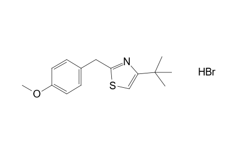 4-tert-butyl-2-(p-methoxybenzyl)thiazole, hydrobromide