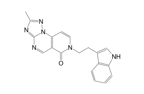 pyrido[3,4-e][1,2,4]triazolo[1,5-a]pyrimidin-6(7H)-one, 7-[2-(1H-indol-3-yl)ethyl]-2-methyl-