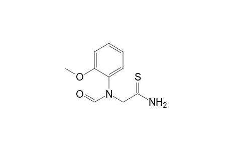 N-(2-amino-2-sulfanylideneethyl)-N-(2-methoxyphenyl)formamide