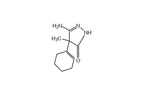 3-AMINO-4-(1-CYCLOHEXEN-1-YL)-4-METHYL-2-PYRAZOLIN-5-ONE