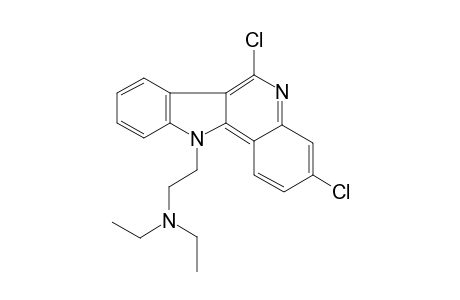 2-(3,6-Dichloro-11H-indolo[3,2-c]quinolin-11-yl)-N,N-diethylethanamine