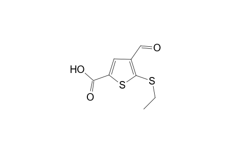 5-(Ethylsulfanyl)-4-formyl-2-thiophenecarboxylic acid