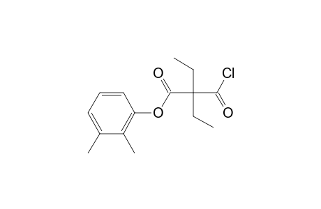 Diethylmalonic acid, monochloride, 2,3-dimethylphenyl ester