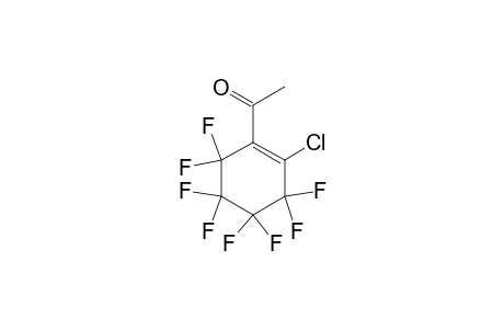 1-acetyl-2-chlorooctafluorocyclohexene