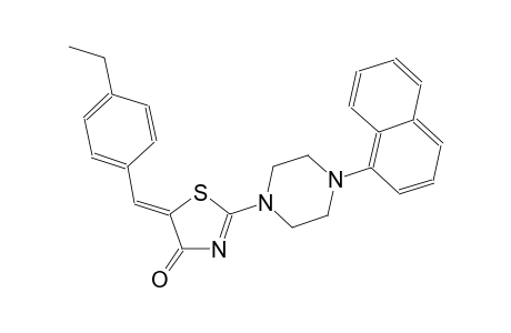 (5Z)-5-(4-ethylbenzylidene)-2-[4-(1-naphthyl)-1-piperazinyl]-1,3-thiazol-4(5H)-one