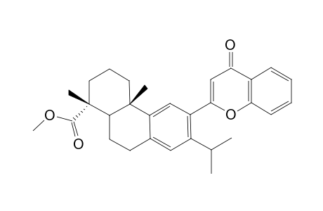 Methyl 12-(2'-chromonyl)-dehydroabietate