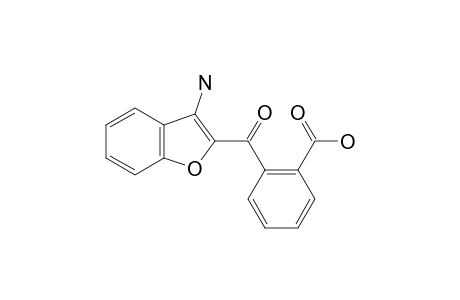 2-(2-CARBOXYBENZOYL)-3-AMINOBENZOFURANE