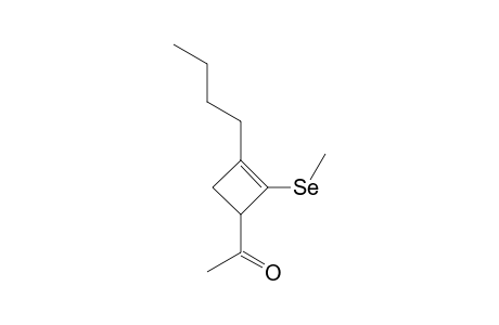 3-ACETYL-1-BUTYL-2-METHYLSELENO-1-CYCLOBUTENE