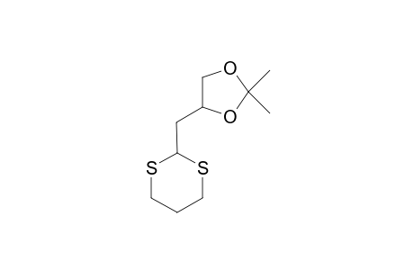 4-(1,3-dithian-2-ylmethyl)-2,2-dimethyl-1,3-dioxolane