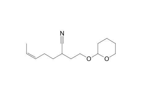 (Z)-2-(2-Tetrahydropyranyloxyethyl)hept-5-enenitrile