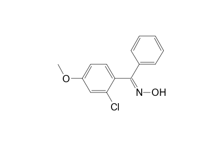 (E)-2'-Chloro-4'-methoxybenzophenone oxime