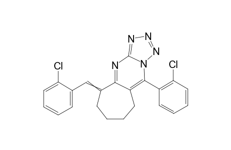 5-(2-chlorobenzylidene)-10-(2-chlorophenyl)-6,7,8,9-tetrahydro-5H-cyclohepta[d]tetrazolo[1,5-a]pyrimidine