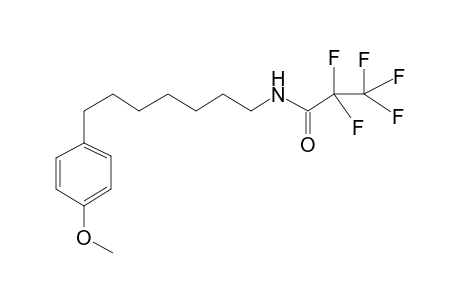 2,2,3,3,3-Pentafluoro-N-[7-(4-methoxyphenyl)heptyl]propanamide