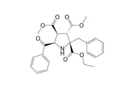 2-Ethyl 3,4-dimethyl (2S*,3S*,4S*,6R*)-5-benzoyl-2-benzylpyrrolidine-2,3,4-tricarboxylate
