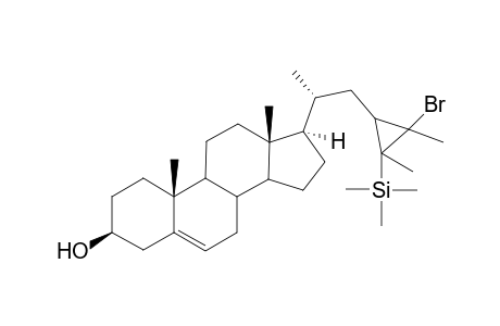 24-Bromo-28-(trimethylsilyl)-3.alpha.,5 ; 23,28-dicyclo-26,27-dinorstigmast-5-en-3.beta.-ol