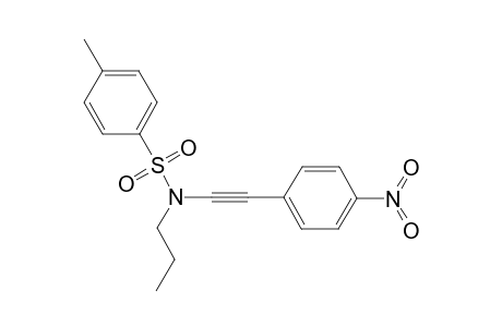 4-Methyl-N-[2-(4-nitrophenyl)ethynyl]-N-propyl-benzenesulfonamide