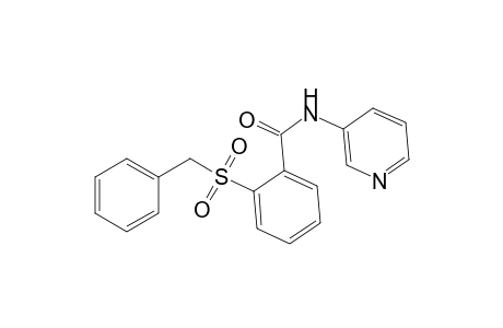 Benzamide, 2-[(phenylmethyl)sulfonyl]-N-(3-pyridinyl)-