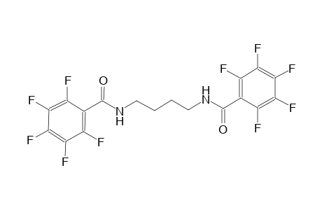 2,3,4,5,6-pentafluoro-N-{4-[(2,3,4,5,6-pentafluorobenzoyl)amino]butyl}benzamide