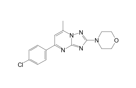 7-(4-CHLOROPHENYL)-5-METHYL-2-MORPHOLINO-1,2,4-TRIAZOLO-[1.5-A]-PYRIMIDINE