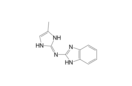 N-[(2Z)-4-methyl-1,3-dihydro-2H-imidazol-2-ylidene]-1,3-benzimidazol-2-amine