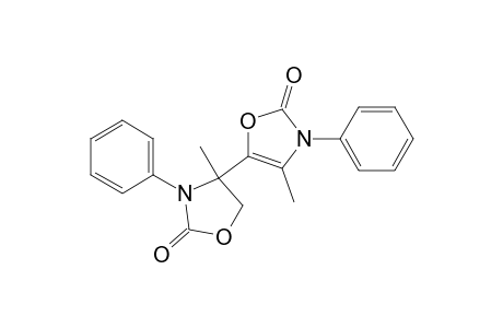 2(3H)-Oxazolone, 4-methyl-5-(4-methyl-2-oxo-3-phenyl-4-oxazolidinyl)-3-phenyl-