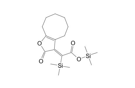 (Z)-TRIMETHYLSILYL-2-(2-OXO-4,5,6,7,8,9-HEXAHYDROCYCLOOCTA-[B]-FURAN-3(2H)-YLIDENE)-2-(TRIMETHYLSILYL)-ACETATE