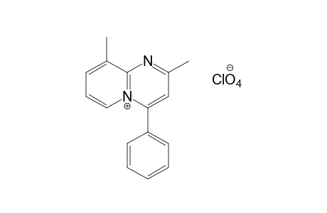 2,9-dimethyl-4-phenylpyrido[1,2-a]pyrimidin-5-ium perchlorate