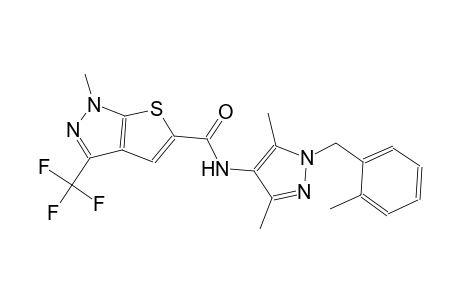 1H-thieno[2,3-c]pyrazole-5-carboxamide, N-[3,5-dimethyl-1-[(2-methylphenyl)methyl]-1H-pyrazol-4-yl]-1-methyl-3-(trifluoromethyl)-