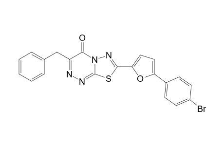 3-Benzyl-7-[5-(4-bromophenyl)-2-furyl]-[1,3,4]thiadiazolo[2,3-c][1,2,4]triazin-4-one