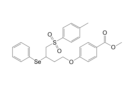 Methyl 4-(3'-phenylseleno-4'-(p-toluenesulfonyl)butoxy benzoate
