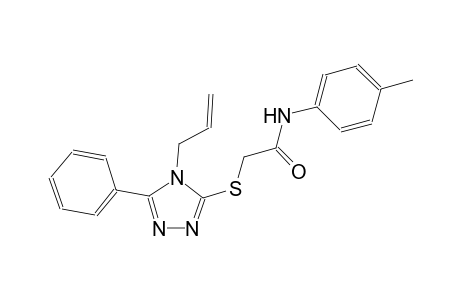 2-[(4-allyl-5-phenyl-4H-1,2,4-triazol-3-yl)sulfanyl]-N-(4-methylphenyl)acetamide