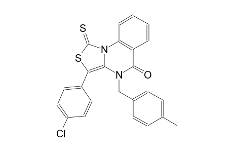 thiazolo[3,4-a]quinazolin-5(4H)-one, 3-(4-chlorophenyl)-4-[(4-methylphenyl)methyl]-1-thioxo-