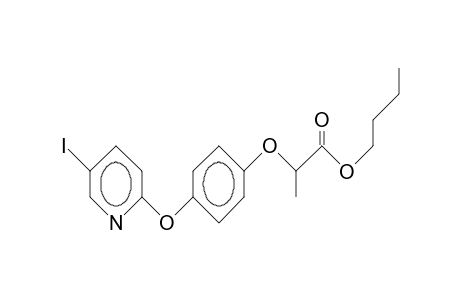 2-[4-(5-Iodo-2-pyridyloxy)-phenoxy]-propanoic acid, butyl ester