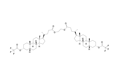 3.alpha.-Trifluoroacetoxy-5.beta.-cholan-24-oic acid ethylene glycol diester