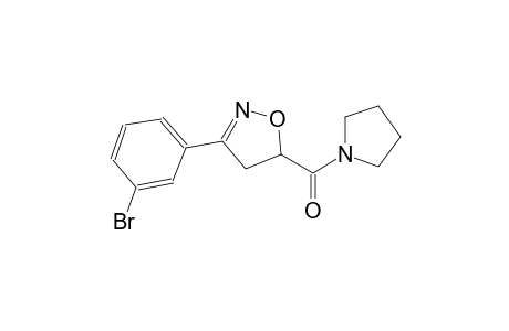 isoxazole, 3-(3-bromophenyl)-4,5-dihydro-5-(1-pyrrolidinylcarbonyl)-