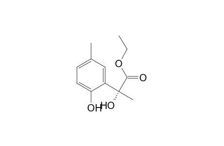 Benzeneacetic acid, .alpha.,2-dihydroxy-.alpha.,5-dimethyl-, ethyl ester, (R)-