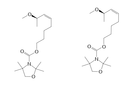 (5Z,7S)-7-METHOXY-OCT-5-ENYL-2,2,4,4-TETRAMETHYL-1,3-OXAZOLIDINE-3-CARBOXYLATE