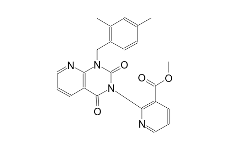 3-pyridinecarboxylic acid, 2-(1-[(2,4-dimethylphenyl)methyl]-1,4-dihydro-2,4-dioxopyrido[2,3-d]pyrimidin-3(2H)-yl)-, methyl ester