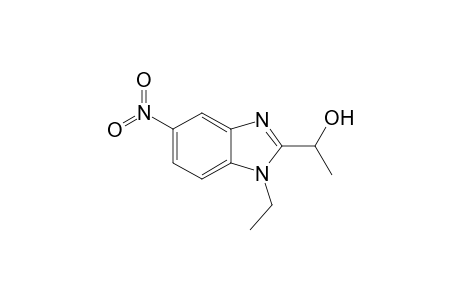 1H-1,3-Benzimidazole-2-methanol, 1-ethyl-.alpha.-methyl-5-nitro-