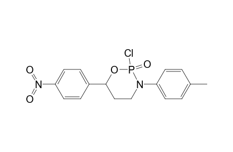 2H-1,3,2-Oxazaphosphorine, 2-chlorotetrahydro-3-(4-methylphenyl)-6-(4-nitrophenyl)-, 2-oxide